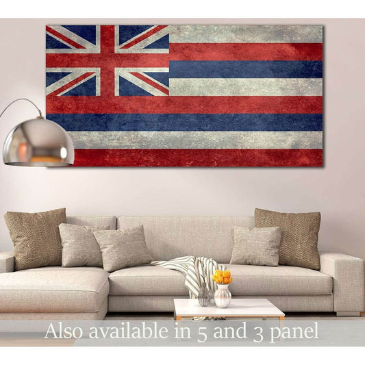 State Flag of Hawaii №830 Ready to Hang Canvas PrintCanvas art arrives ready to hang, with hanging accessories included and no additional framing required. Every canvas print is hand-crafted, made on-demand at our workshop and expertly stretched around 10