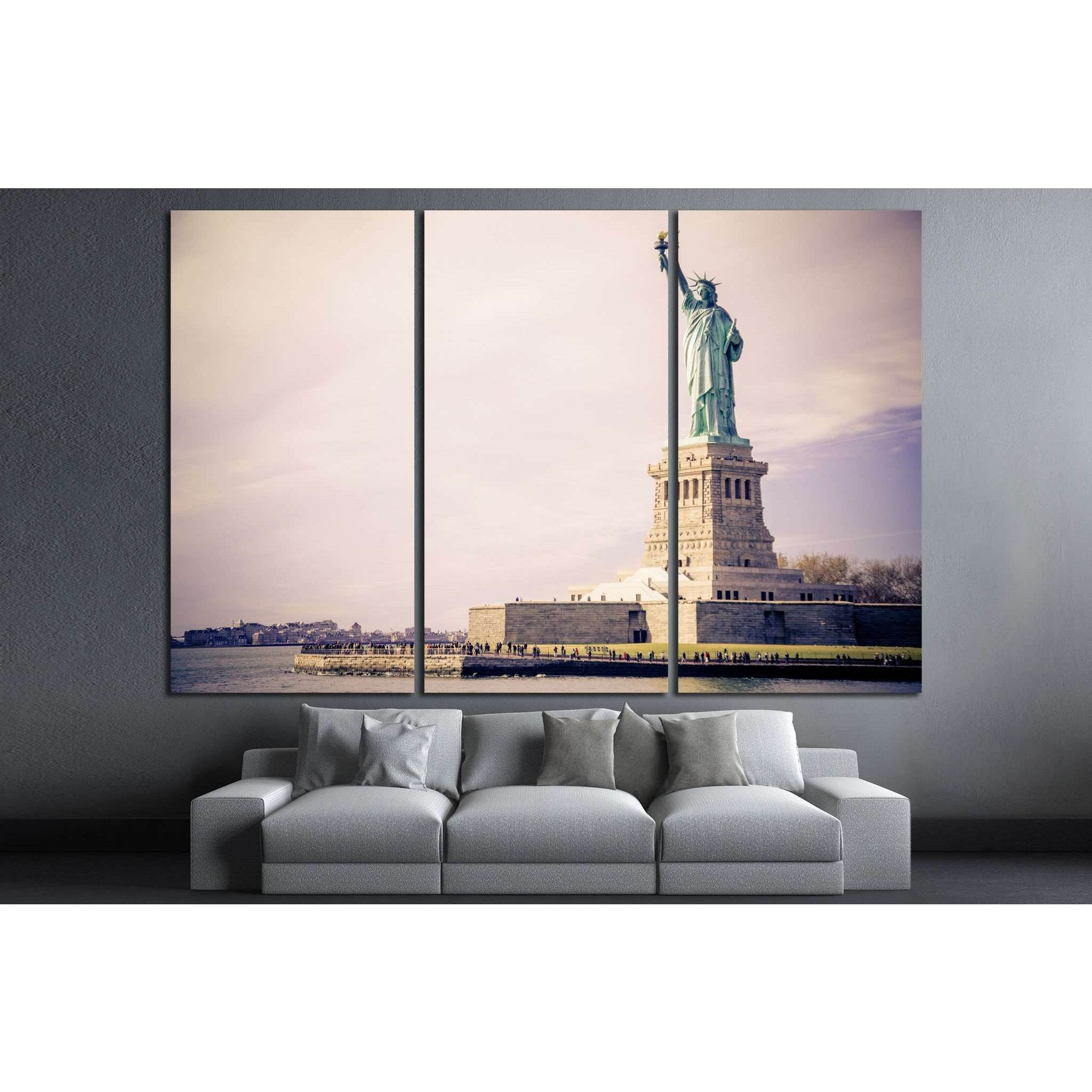 Statue of Liberty, New York №1287 Ready to Hang Canvas PrintCanvas art arrives ready to hang, with hanging accessories included and no additional framing required. Every canvas print is hand-crafted, made on-demand at our workshop and expertly stretched a