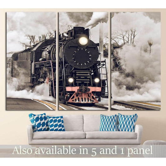 Steam Train №232 Ready to Hang Canvas PrintCanvas art arrives ready to hang, with hanging accessories included and no additional framing required. Every canvas print is hand-crafted, made on-demand at our workshop and expertly stretched around 100% North