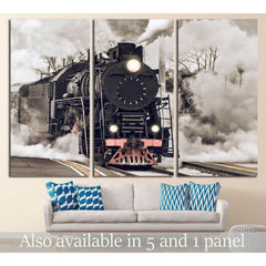 Steam Train №232 Ready to Hang Canvas PrintCanvas art arrives ready to hang, with hanging accessories included and no additional framing required. Every canvas print is hand-crafted, made on-demand at our workshop and expertly stretched around 100% North