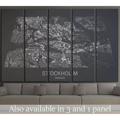 Black & White Stockholm Map Canvas PrintDecorate your walls with a stunning Stockholm Map Canvas Art Print from the world's largest art gallery. Choose from thousands of Black and White Map artworks with various sizing options. Choose your perfect art pri