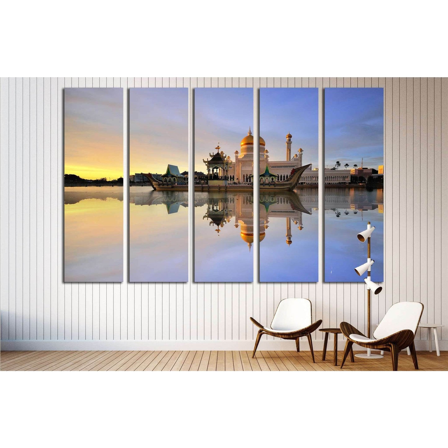 Sultan Omar Ali Saifudding Mosque, Bandar Seri Begawan, Brunei №1782 Ready to Hang Canvas PrintCanvas art arrives ready to hang, with hanging accessories included and no additional framing required. Every canvas print is hand-crafted, made on-demand at ou