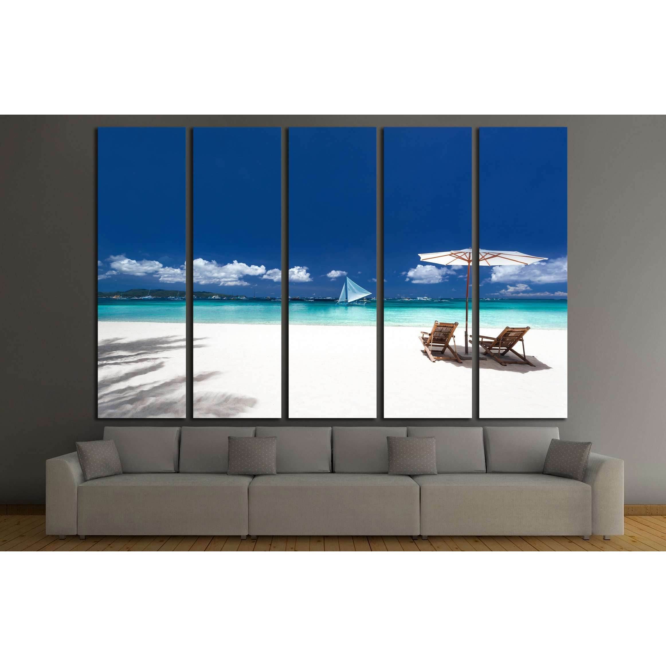 Caribbean tropical beach №3133 Ready to Hang Canvas PrintCanvas art arrives ready to hang, with hanging accessories included and no additional framing required. Every canvas print is hand-crafted, made on-demand at our workshop and expertly stretched arou