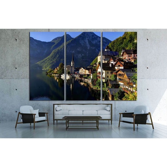 Sunrise at Hallstatt №2594 Ready to Hang Canvas PrintCanvas art arrives ready to hang, with hanging accessories included and no additional framing required. Every canvas print is hand-crafted, made on-demand at our workshop and expertly stretched around 1