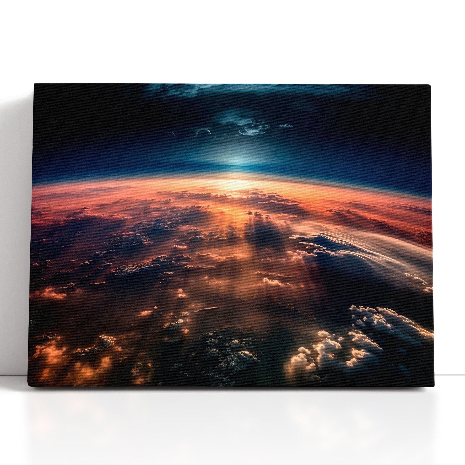 Sunrise from Earth Orbit - Canvas Print - Artoholica Ready to Hang Canvas Print