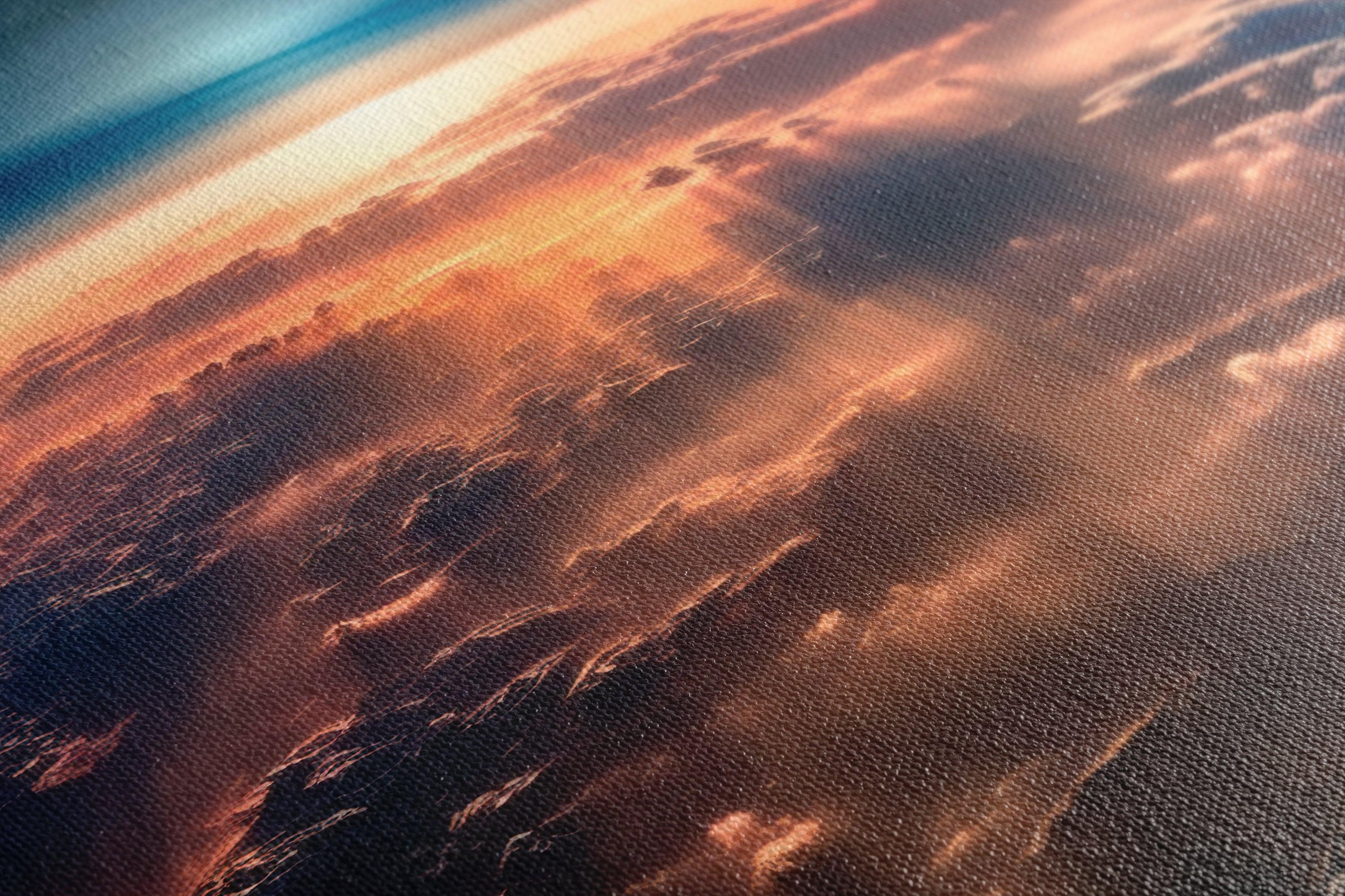 Sunrise from Earth Orbit - Canvas Print - Artoholica Ready to Hang Canvas Print