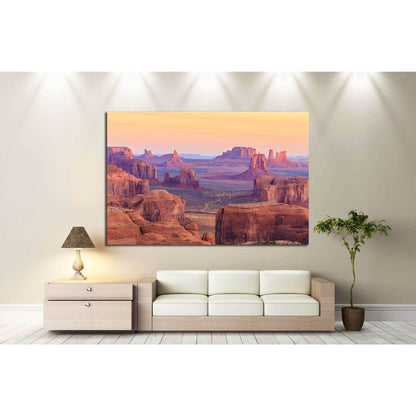 Sunrise in Hunts Mesa, Monument Valley, Arizona, USA №1974 Ready to Hang Canvas PrintCanvas art arrives ready to hang, with hanging accessories included and no additional framing required. Every canvas print is hand-crafted, made on-demand at our workshop