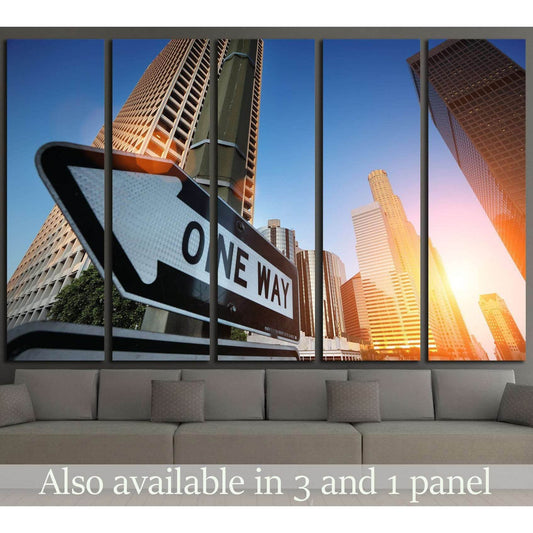 Sunrise over downtown Los Angeles, California, USA №1924 Ready to Hang Canvas PrintCanvas art arrives ready to hang, with hanging accessories included and no additional framing required. Every canvas print is hand-crafted, made on-demand at our workshop a