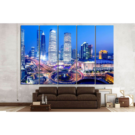 Sunset at Shanghai №583 Ready to Hang Canvas PrintCanvas art arrives ready to hang, with hanging accessories included and no additional framing required. Every canvas print is hand-crafted, made on-demand at our workshop and expertly stretched around 100%