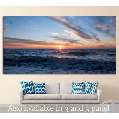 Sunset on the horizon №839 Ready to Hang Canvas PrintCanvas art arrives ready to hang, with hanging accessories included and no additional framing required. Every canvas print is hand-crafted, made on-demand at our workshop and expertly stretched around 1