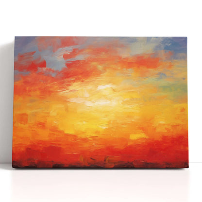 Sunset Sky Warm Hues - Canvas Print - Artoholica Ready to Hang Canvas Print