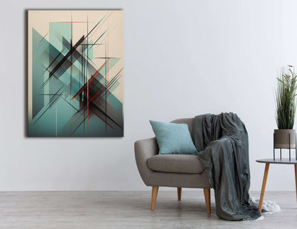 Symphony of Abstract Architecture - Canvas Print - Artoholica Ready to Hang Canvas Print