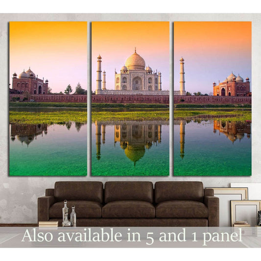 TAJ mahal with tri color flag, india №2222 Ready to Hang Canvas PrintCanvas art arrives ready to hang, with hanging accessories included and no additional framing required. Every canvas print is hand-crafted, made on-demand at our workshop and expertly st