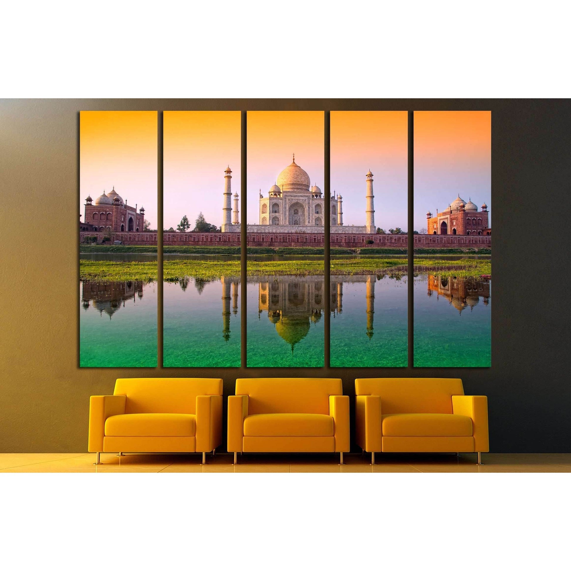 TAJ mahal with tri color flag, india №2222 Ready to Hang Canvas PrintCanvas art arrives ready to hang, with hanging accessories included and no additional framing required. Every canvas print is hand-crafted, made on-demand at our workshop and expertly st