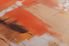 Terracotta and Honey Hues Abstract - Canvas Print - Artoholica Ready to Hang Canvas Print