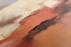 Terracotta and White Desert Reverie - Canvas Print - Artoholica Ready to Hang Canvas Print