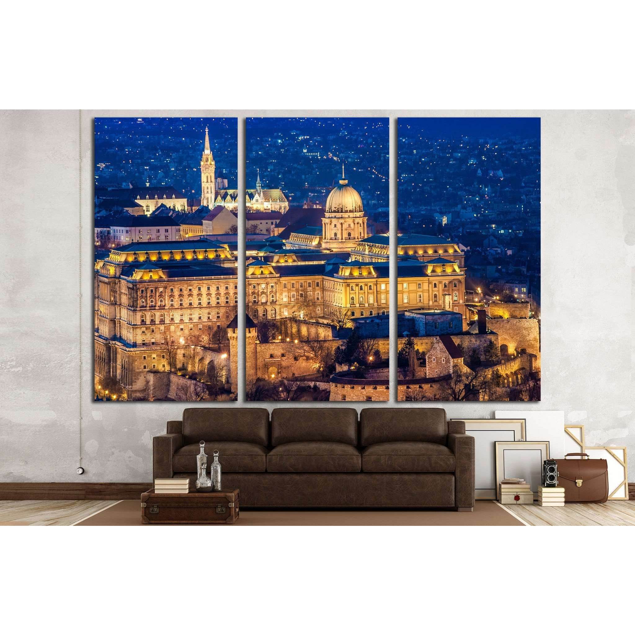 The Buda Castle, Budapest №1770 Ready to Hang Canvas PrintCanvas art arrives ready to hang, with hanging accessories included and no additional framing required. Every canvas print is hand-crafted, made on-demand at our workshop and expertly stretched aro