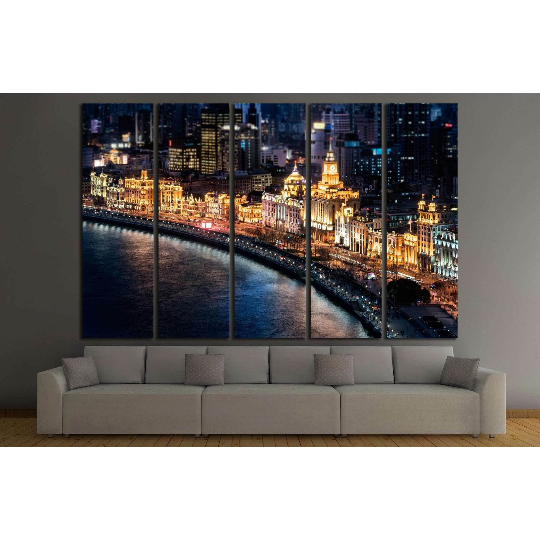 The bund, Shanghai №1536 Ready to Hang Canvas PrintCanvas art arrives ready to hang, with hanging accessories included and no additional framing required. Every canvas print is hand-crafted, made on-demand at our workshop and expertly stretched around 100