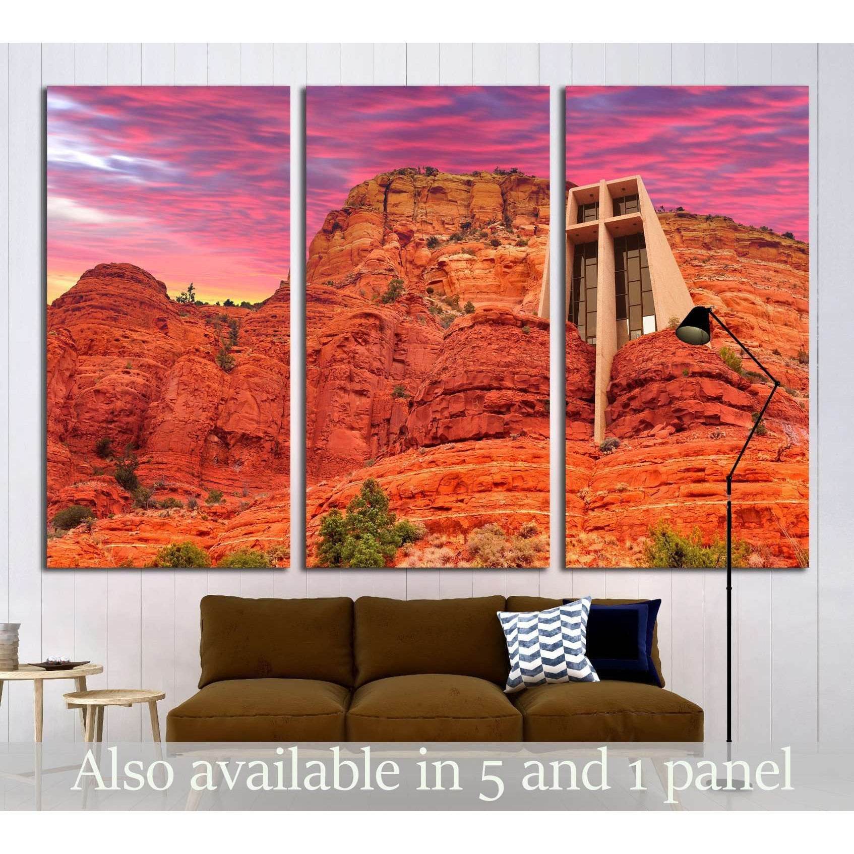 The Chapel of the Holy Cross in Sedona, Arizona, U.S.A. №1983 Ready to Hang Canvas PrintCanvas art arrives ready to hang, with hanging accessories included and no additional framing required. Every canvas print is hand-crafted, made on-demand at our works