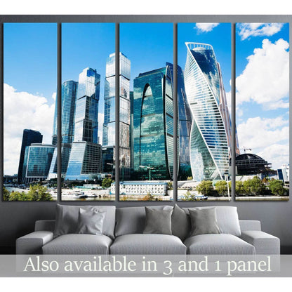 The complex of buildings Moscow City №1556 Ready to Hang Canvas PrintCanvas art arrives ready to hang, with hanging accessories included and no additional framing required. Every canvas print is hand-crafted, made on-demand at our workshop and expertly st