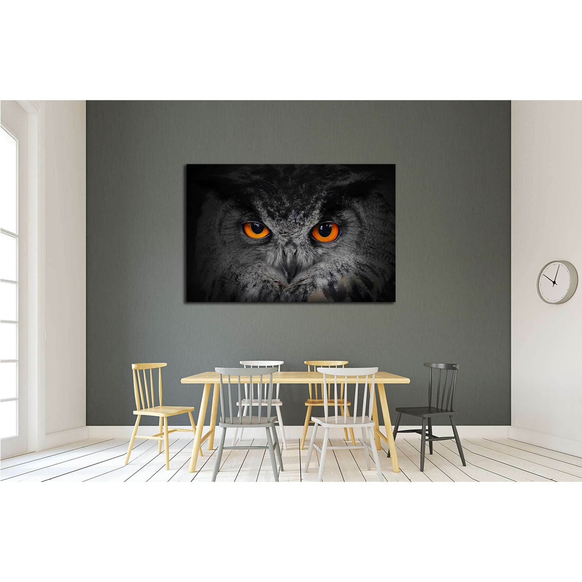The evil eyes, Eagle Owl, Bubo bubo №2339 Ready to Hang Canvas PrintCanvas art arrives ready to hang, with hanging accessories included and no additional framing required. Every canvas print is hand-crafted, made on-demand at our workshop and expertly str