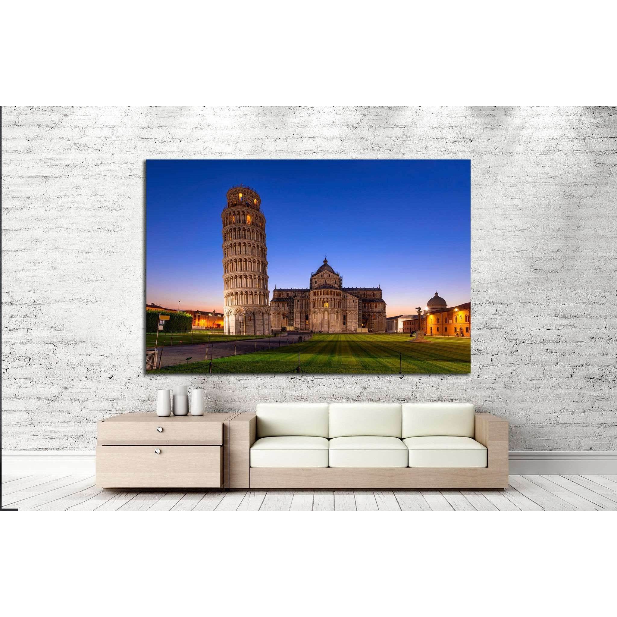 The Leaning Tower of Pisa, Italy №1257 Ready to Hang Canvas PrintCanvas art arrives ready to hang, with hanging accessories included and no additional framing required. Every canvas print is hand-crafted, made on-demand at our workshop and expertly stretc