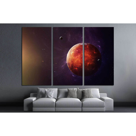The Mars shot from space showing all they beauty. №2454 Ready to Hang Canvas PrintCanvas art arrives ready to hang, with hanging accessories included and no additional framing required. Every canvas print is hand-crafted, made on-demand at our workshop an