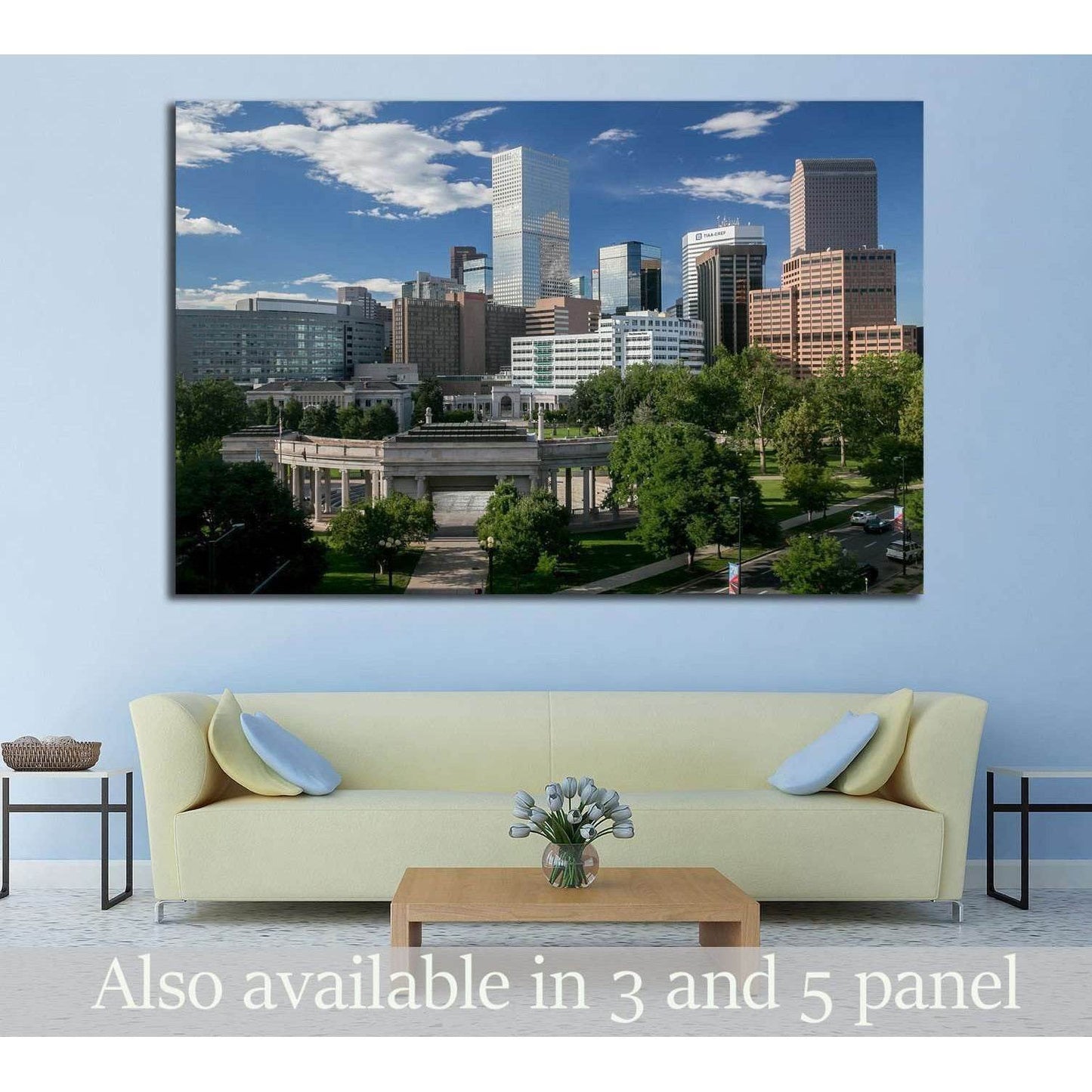 The Mile High City - Denver Colorado Skyline №1625 Ready to Hang Canvas PrintCanvas art arrives ready to hang, with hanging accessories included and no additional framing required. Every canvas print is hand-crafted, made on-demand at our workshop and exp