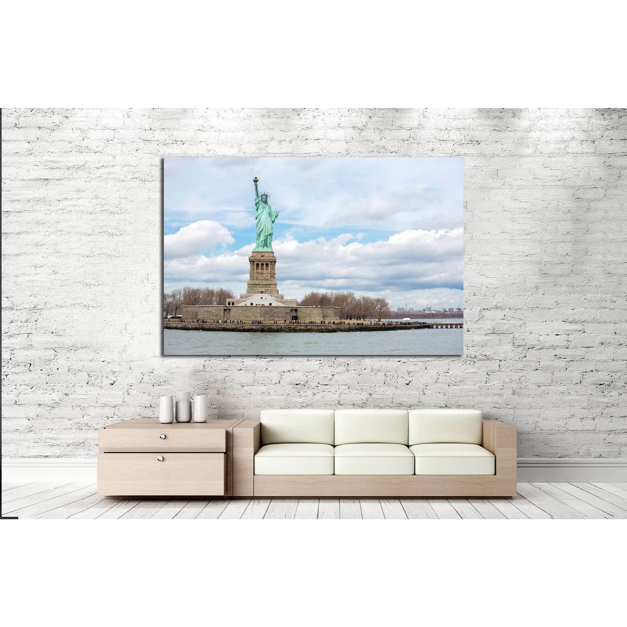The Statue of Liberty in New York City №1210 Ready to Hang Canvas PrintCanvas art arrives ready to hang, with hanging accessories included and no additional framing required. Every canvas print is hand-crafted, made on-demand at our workshop and expertly