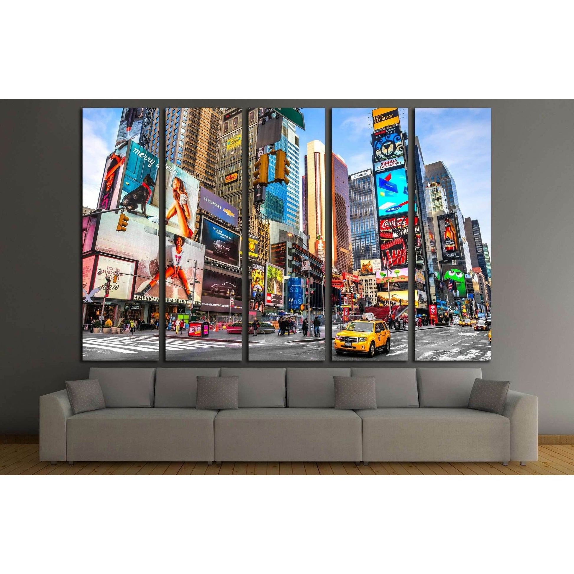 Times Square, Manhattan, New York City №2287 Ready to Hang Canvas PrintCanvas art arrives ready to hang, with hanging accessories included and no additional framing required. Every canvas print is hand-crafted, made on-demand at our workshop and expertly