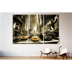 Times Square - Manhattan №1503 Ready to Hang Canvas PrintCanvas art arrives ready to hang, with hanging accessories included and no additional framing required. Every canvas print is hand-crafted, made on-demand at our workshop and expertly stretched arou