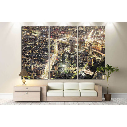 Tokyo city sky view at night №2244 Ready to Hang Canvas PrintCanvas art arrives ready to hang, with hanging accessories included and no additional framing required. Every canvas print is hand-crafted, made on-demand at our workshop and expertly stretched