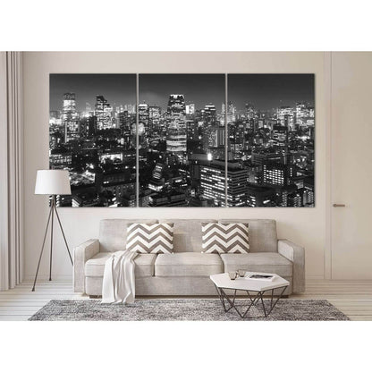 Tokyo Panorama №3021 Ready to Hang Canvas PrintCanvas art arrives ready to hang, with hanging accessories included and no additional framing required. Every canvas print is hand-crafted, made on-demand at our workshop and expertly stretched around 100% No