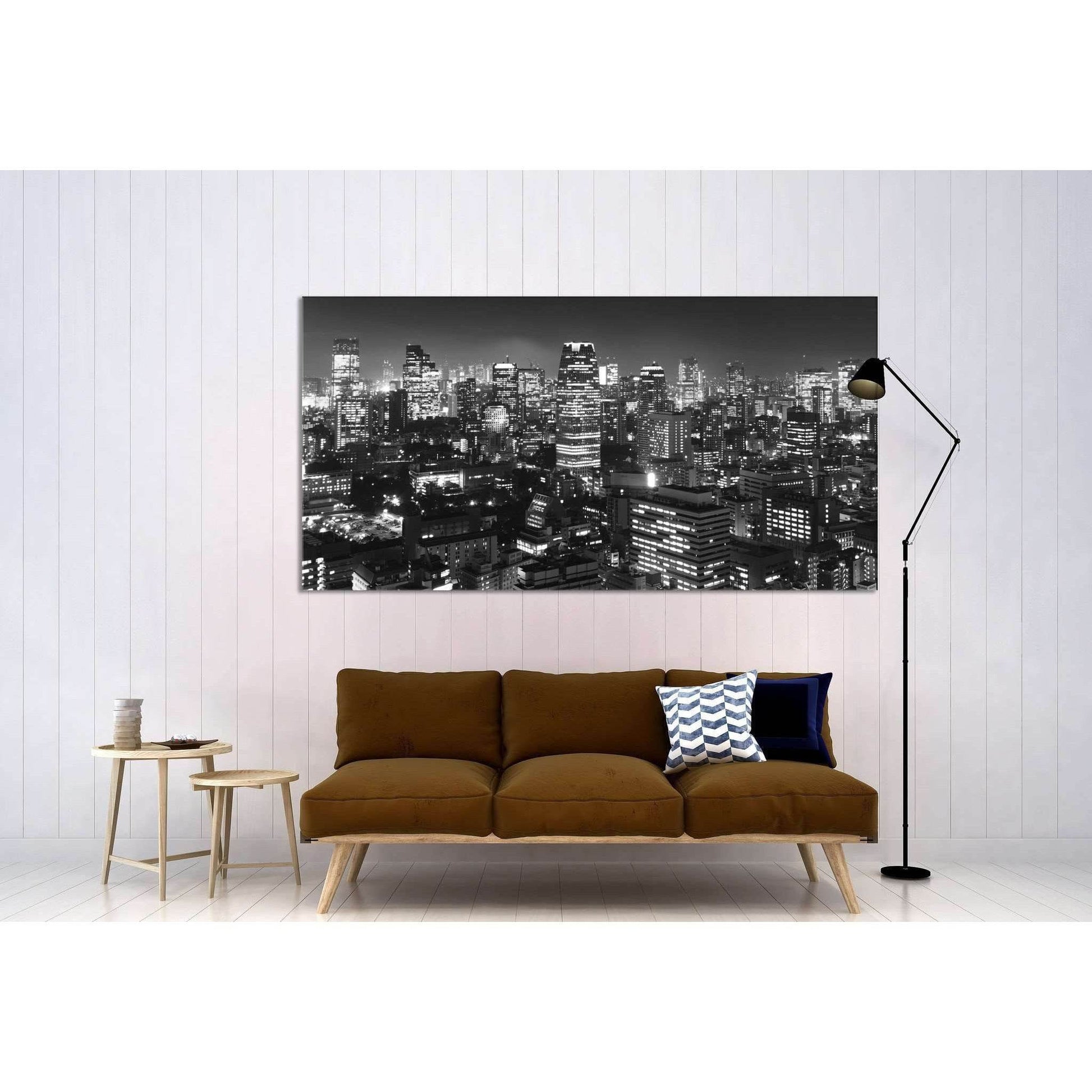 Tokyo Panorama №3021 Ready to Hang Canvas PrintCanvas art arrives ready to hang, with hanging accessories included and no additional framing required. Every canvas print is hand-crafted, made on-demand at our workshop and expertly stretched around 100% No