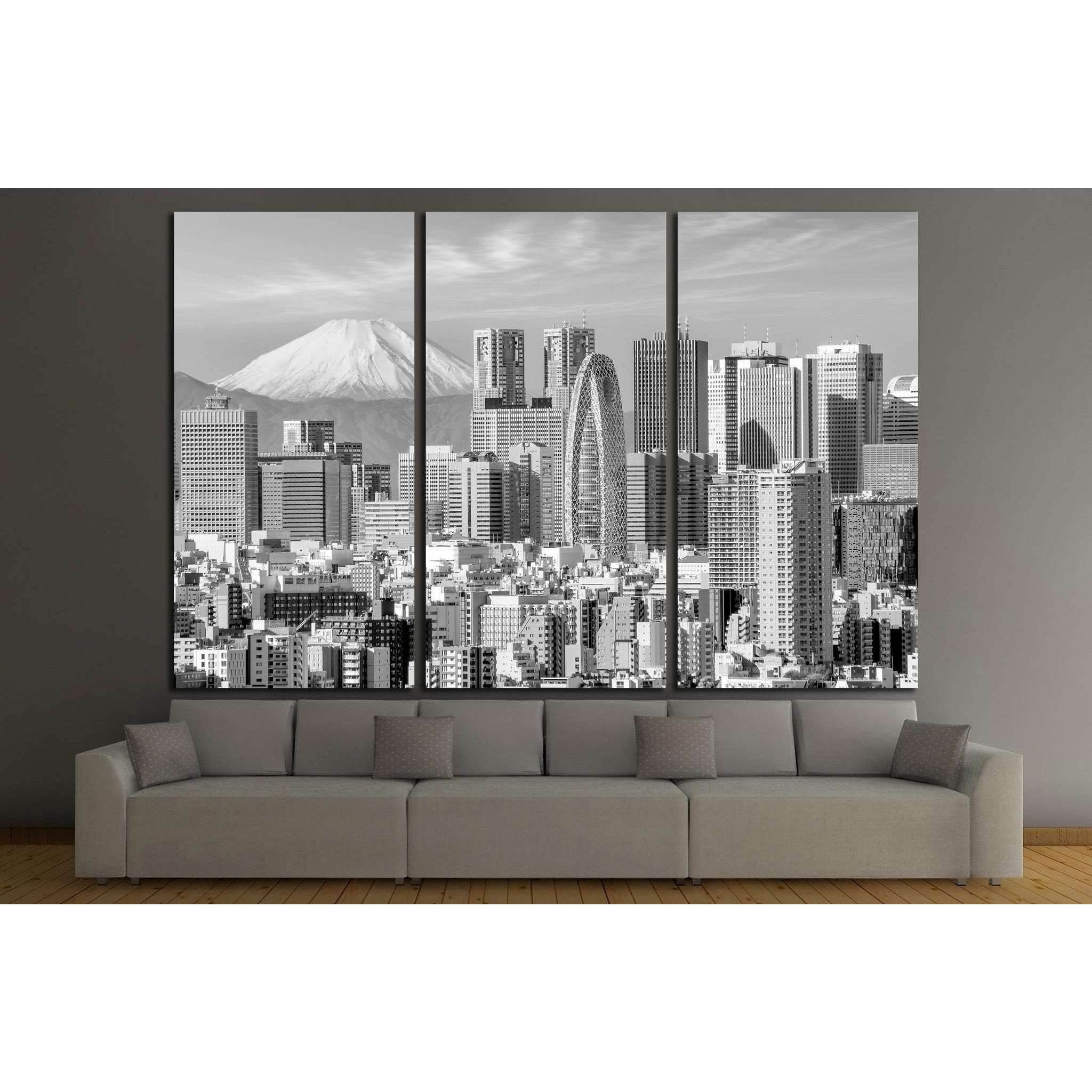 Tokyo skyline and Mountain fuji in Japan №1280 Ready to Hang Canvas PrintCanvas art arrives ready to hang, with hanging accessories included and no additional framing required. Every canvas print is hand-crafted, made on-demand at our workshop and expertl