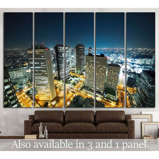 Tokyo Skyline №1154 Ready to Hang Canvas PrintCanvas art arrives ready to hang, with hanging accessories included and no additional framing required. Every canvas print is hand-crafted, made on-demand at our workshop and expertly stretched around 100% Nor