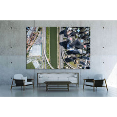 Top View in Sao Paulo, Brazil №1534 Ready to Hang Canvas PrintCanvas art arrives ready to hang, with hanging accessories included and no additional framing required. Every canvas print is hand-crafted, made on-demand at our workshop and expertly stretched