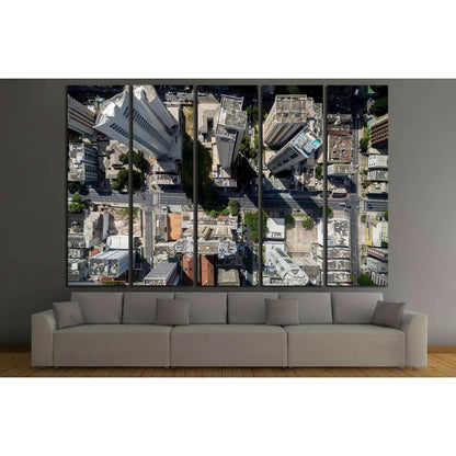 Top View of Skyscrapers in a Big City №2198 Ready to Hang Canvas PrintCanvas art arrives ready to hang, with hanging accessories included and no additional framing required. Every canvas print is hand-crafted, made on-demand at our workshop and expertly s