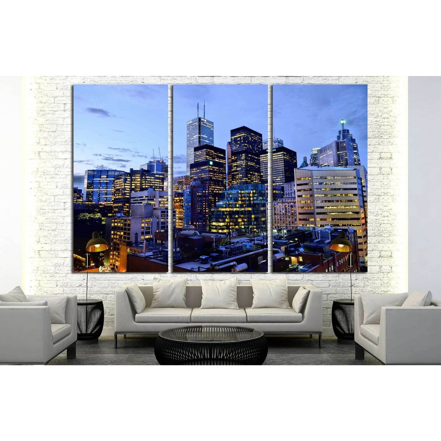 Toronto Downtown №2091 Ready to Hang Canvas PrintCanvas art arrives ready to hang, with hanging accessories included and no additional framing required. Every canvas print is hand-crafted, made on-demand at our workshop and expertly stretched around 100%