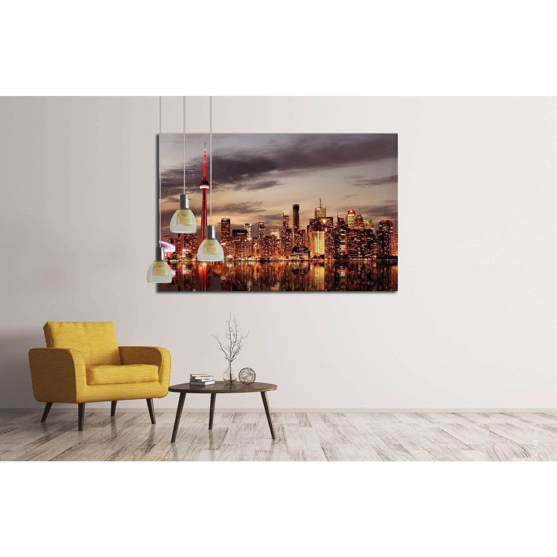 Toronto Skyline at sunset, Ontario, Canada №2069 Ready to Hang Canvas PrintCanvas art arrives ready to hang, with hanging accessories included and no additional framing required. Every canvas print is hand-crafted, made on-demand at our workshop and exper