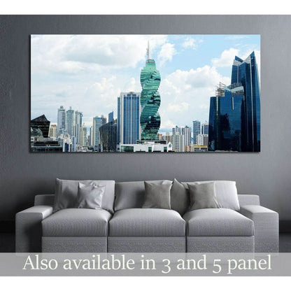 Tower is an office tower in Panama City №2402 Ready to Hang Canvas PrintCanvas art arrives ready to hang, with hanging accessories included and no additional framing required. Every canvas print is hand-crafted, made on-demand at our workshop and expertly