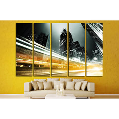 traffic in Hong Kong at night №2142 Ready to Hang Canvas PrintCanvas art arrives ready to hang, with hanging accessories included and no additional framing required. Every canvas print is hand-crafted, made on-demand at our workshop and expertly stretched