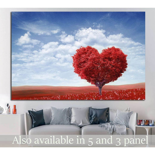 Tree in the shape of heart №730 Ready to Hang Canvas PrintCanvas art arrives ready to hang, with hanging accessories included and no additional framing required. Every canvas print is hand-crafted, made on-demand at our workshop and expertly stretched aro