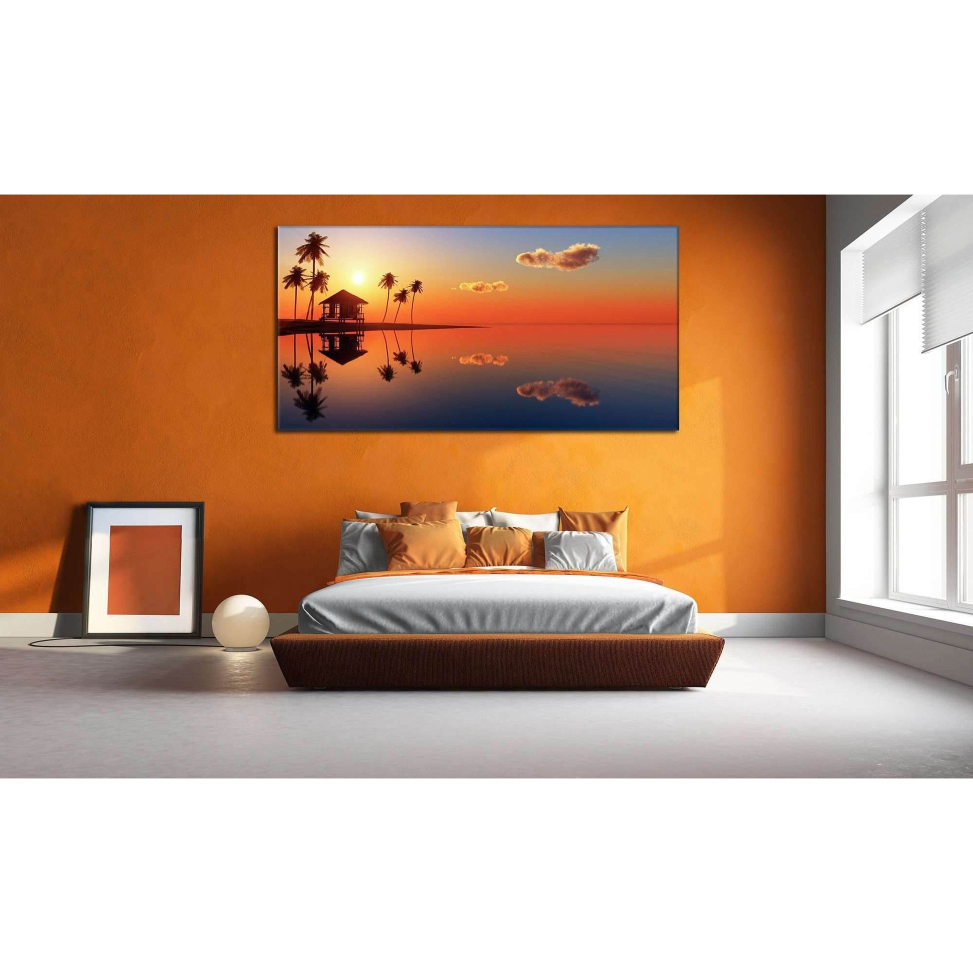 Tropical Beach №754 Ready to Hang Canvas PrintCanvas art arrives ready to hang, with hanging accessories included and no additional framing required. Every canvas print is hand-crafted, made on-demand at our workshop and expertly stretched around 100% Nor