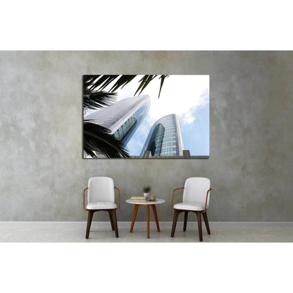 Two highrises №2386 Ready to Hang Canvas PrintCanvas art arrives ready to hang, with hanging accessories included and no additional framing required. Every canvas print is hand-crafted, made on-demand at our workshop and expertly stretched around 100% Nor