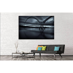 UK, Teesside, Stockton-on-Tees, The Infinity Bridge №1755 Ready to Hang Canvas PrintCanvas art arrives ready to hang, with hanging accessories included and no additional framing required. Every canvas print is hand-crafted, made on-demand at our workshop
