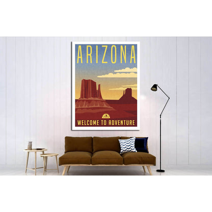 United States, Arizona №4576 Ready to Hang Canvas PrintCanvas art arrives ready to hang, with hanging accessories included and no additional framing required. Every canvas print is hand-crafted, made on-demand at our workshop and expertly stretched around