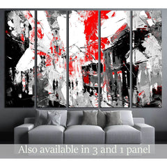 urban, city life, sin city inspiration - black and red color №3233 Ready to Hang Canvas PrintCanvas art arrives ready to hang, with hanging accessories included and no additional framing required. Every canvas print is hand-crafted, made on-demand at our