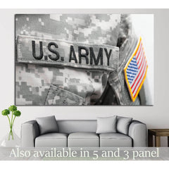 U.S. ARMY №714 Ready to Hang Canvas PrintCanvas art arrives ready to hang, with hanging accessories included and no additional framing required. Every canvas print is hand-crafted, made on-demand at our workshop and expertly stretched around 100% North Am