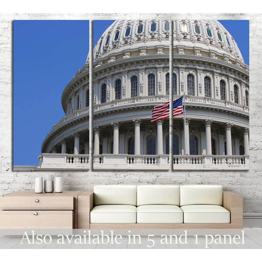 US Capitol Building in Washington DC №1284 Ready to Hang Canvas PrintCanvas art arrives ready to hang, with hanging accessories included and no additional framing required. Every canvas print is hand-crafted, made on-demand at our workshop and expertly st